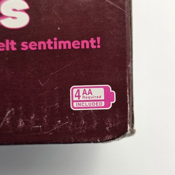 VTG Gemmy Heart Flirty Flasher Dancing/Singing Frog Plays It’s Raining Men 14" - Picture 10 of 10